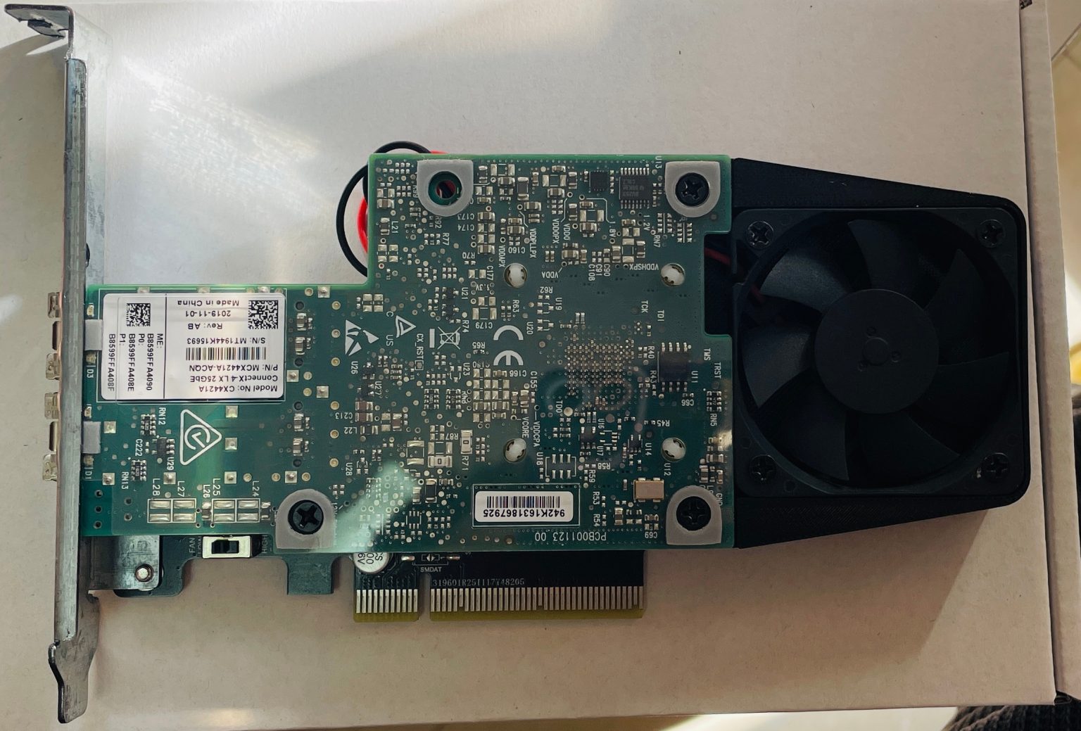 Ocp Fan Module OCP2.0转标准PCIE单槽带风扇转接卡 – 米多贝克&米多网络工程